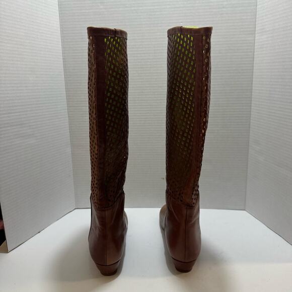 Loeffler Randall leather boots sz 7.5 - Picture 5 of 9
